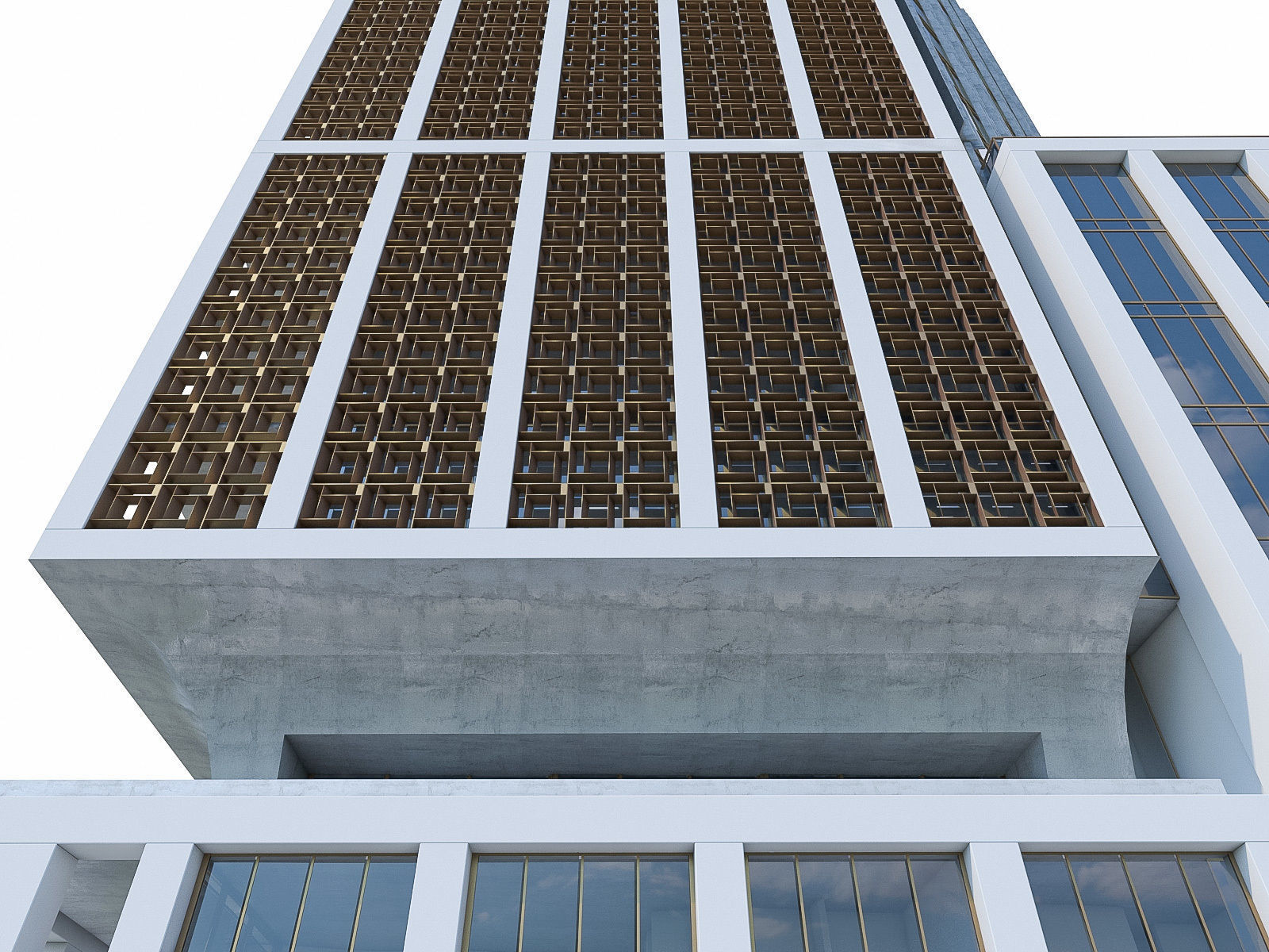 High-rise Buildings Collection 02 Low-poly 3D model_17