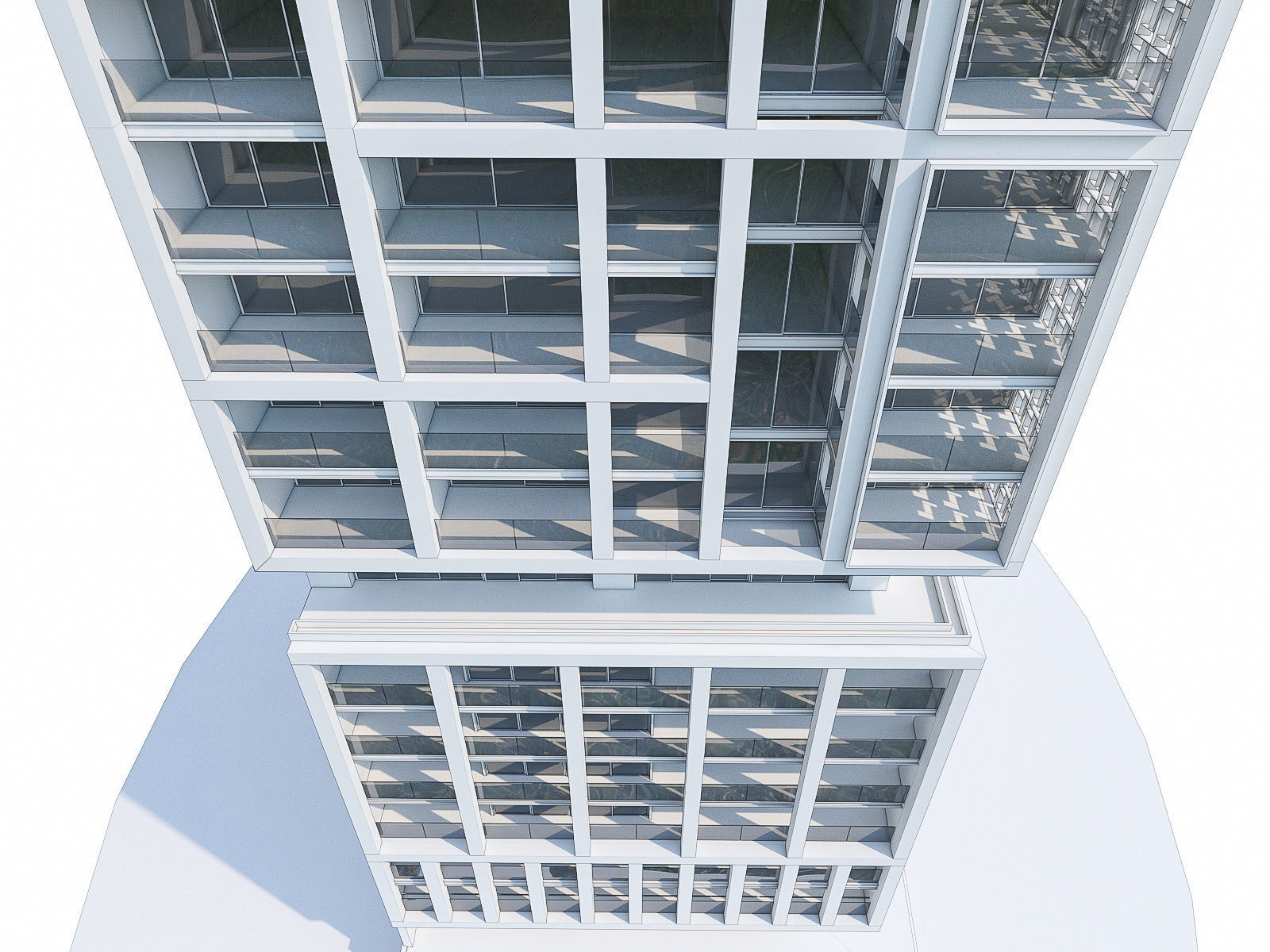 High-rise Buildings Collection 02 Low-poly 3D model_24