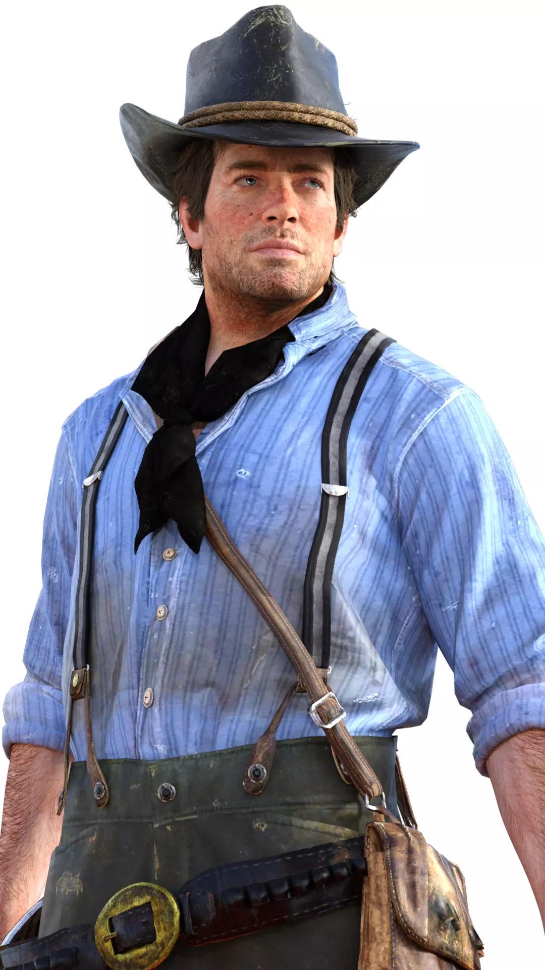 Arthur Morgan The Van der Linde Gunslinger RDR2 3D Portrait 3D print model