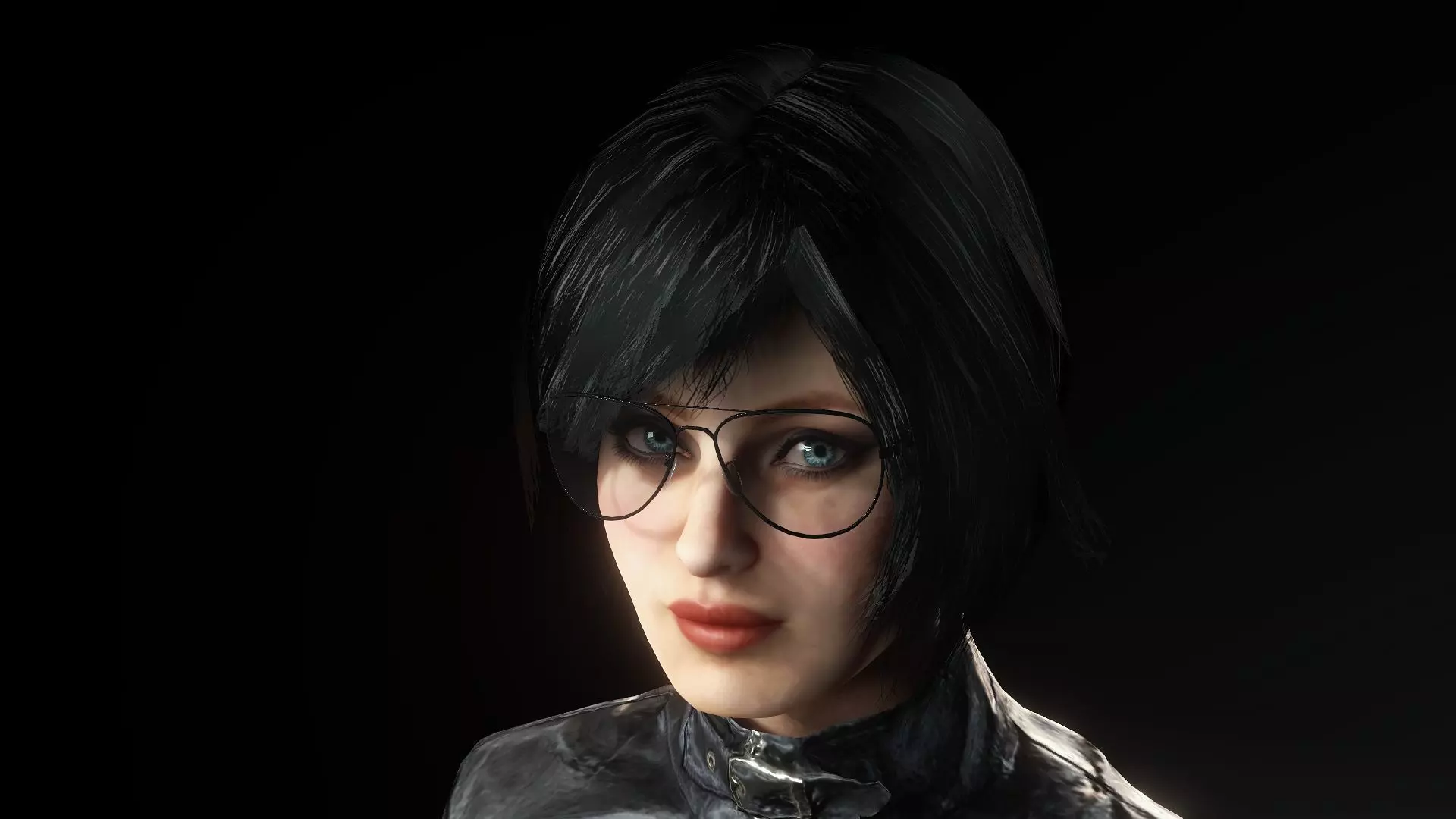 Mysterious Girl Aria Low-poly 3D model_8