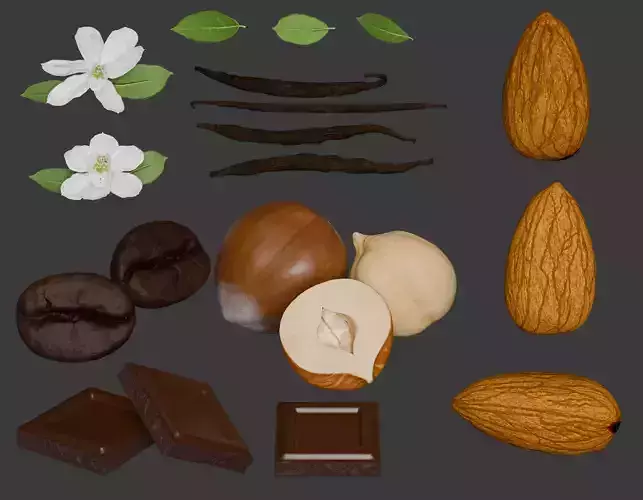 Ultra Realistic Food Ingredient 3D Asset Pack 