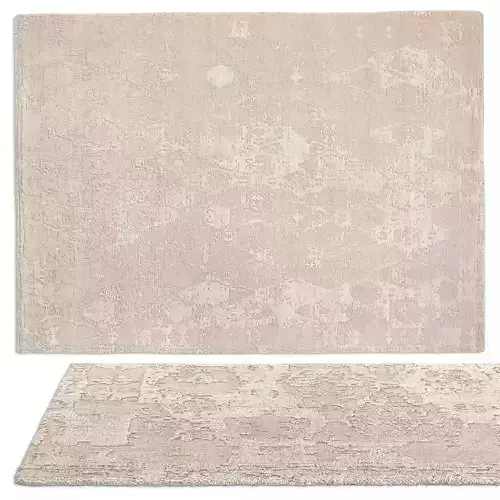 Lasa Wool Silk Rug sand