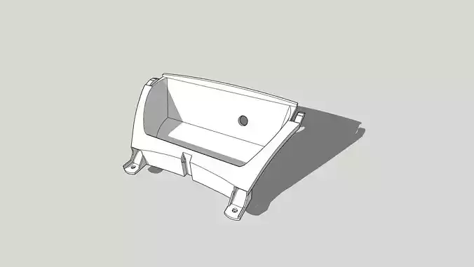 Replacement Hub for ashtray and 12V socket Citroen C5 2008-17