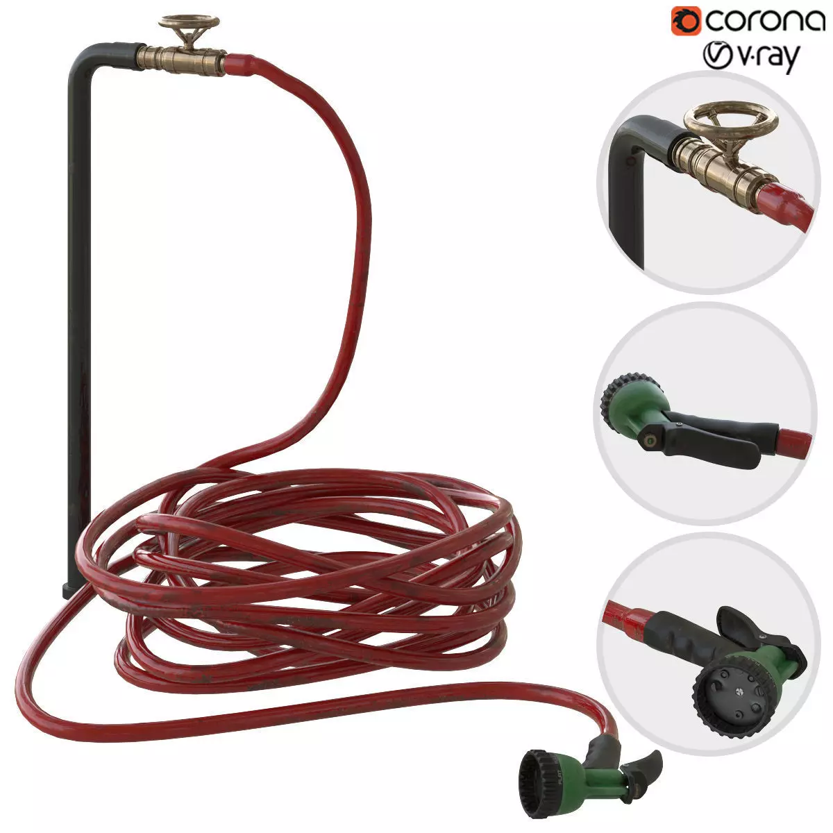 hose set spray 03 3D model_0