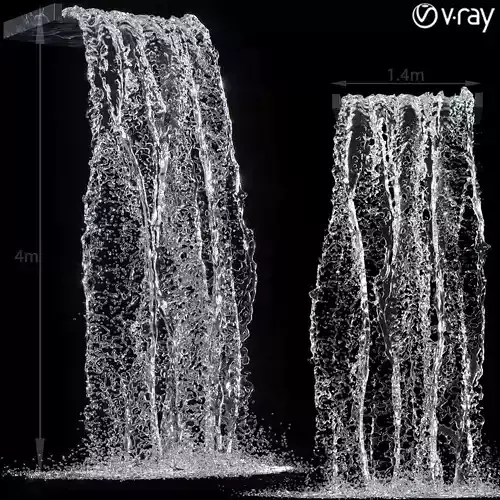 Waterfall fountains 001