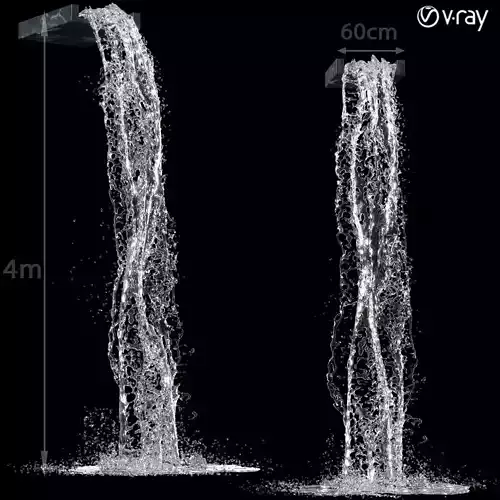 Waterfall fountains 002