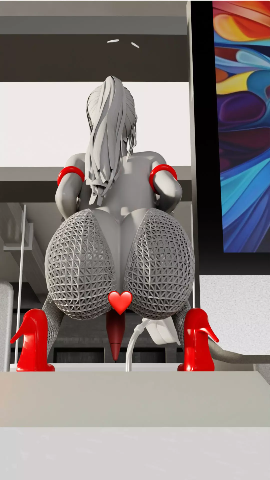 Alice NSFW 3D print model_3