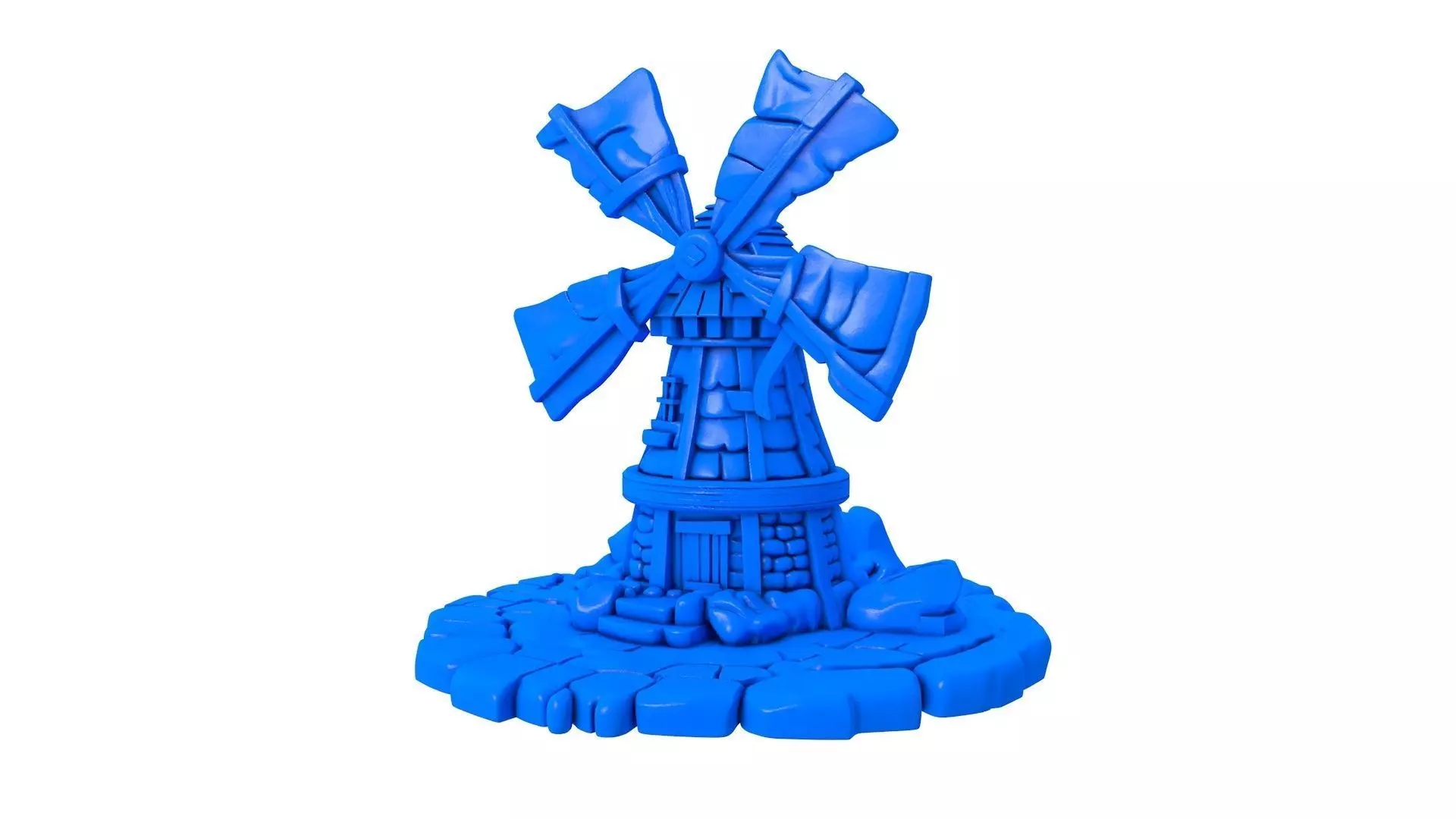 windmill - windmill stl - mill - stone mill -fantastic windmill 3D print model