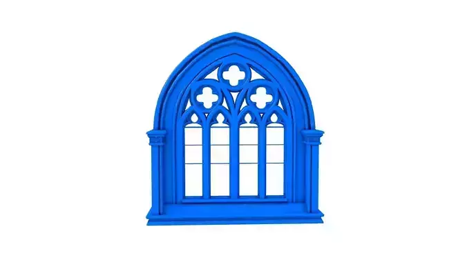 Gothic Arch - arch - arch stl - Gothic Arch Border - Frame -