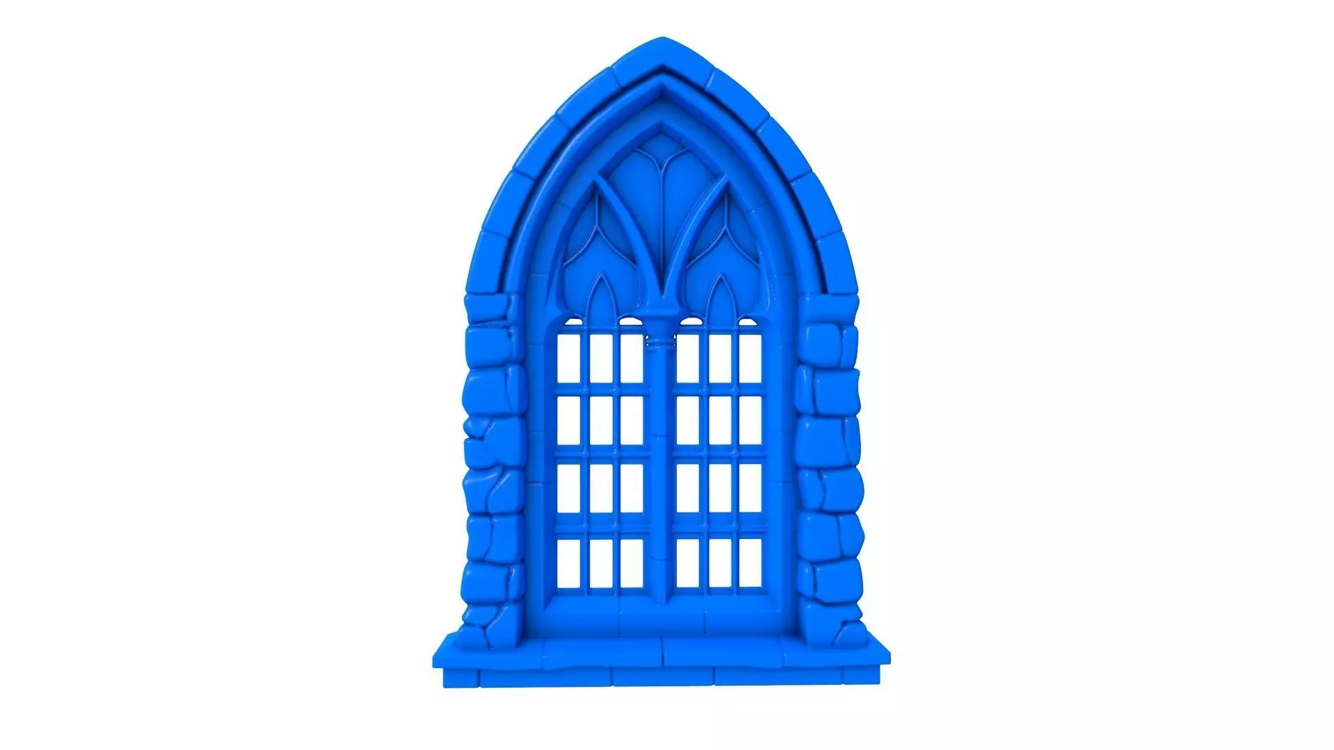 Gothic Arch - arch - arch stl - Gothic Arch Border - Frame  3D print model_0