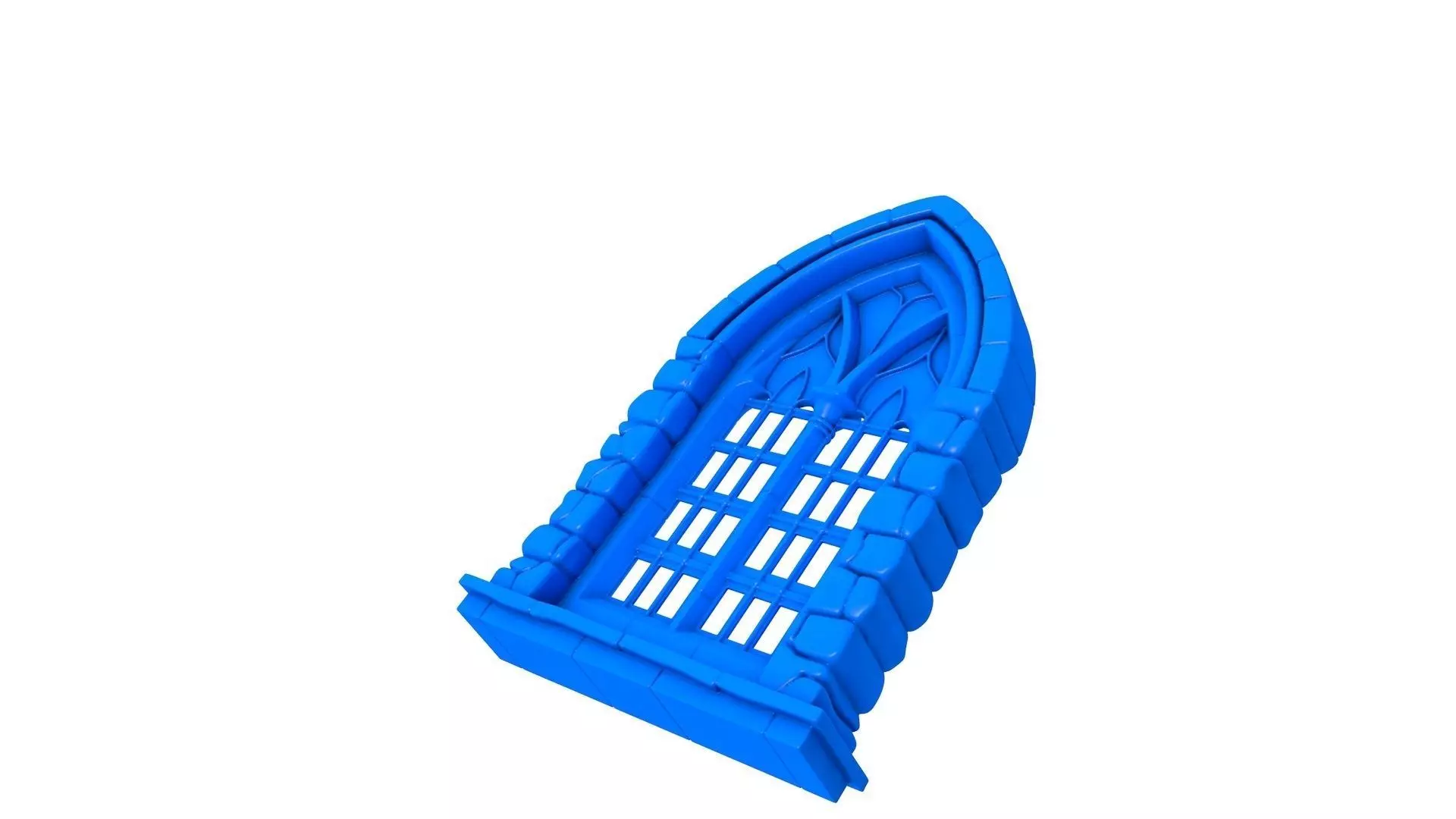 Gothic Arch - arch - arch stl - Gothic Arch Border - Frame  3D print model_2