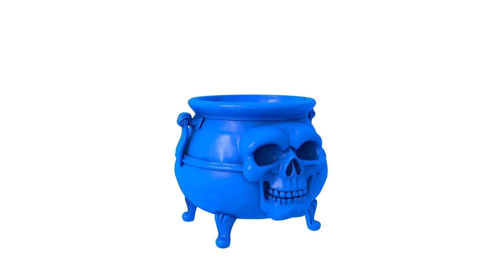 halloween couldron - pumpkin bag - halloween basket - basket 3D print model