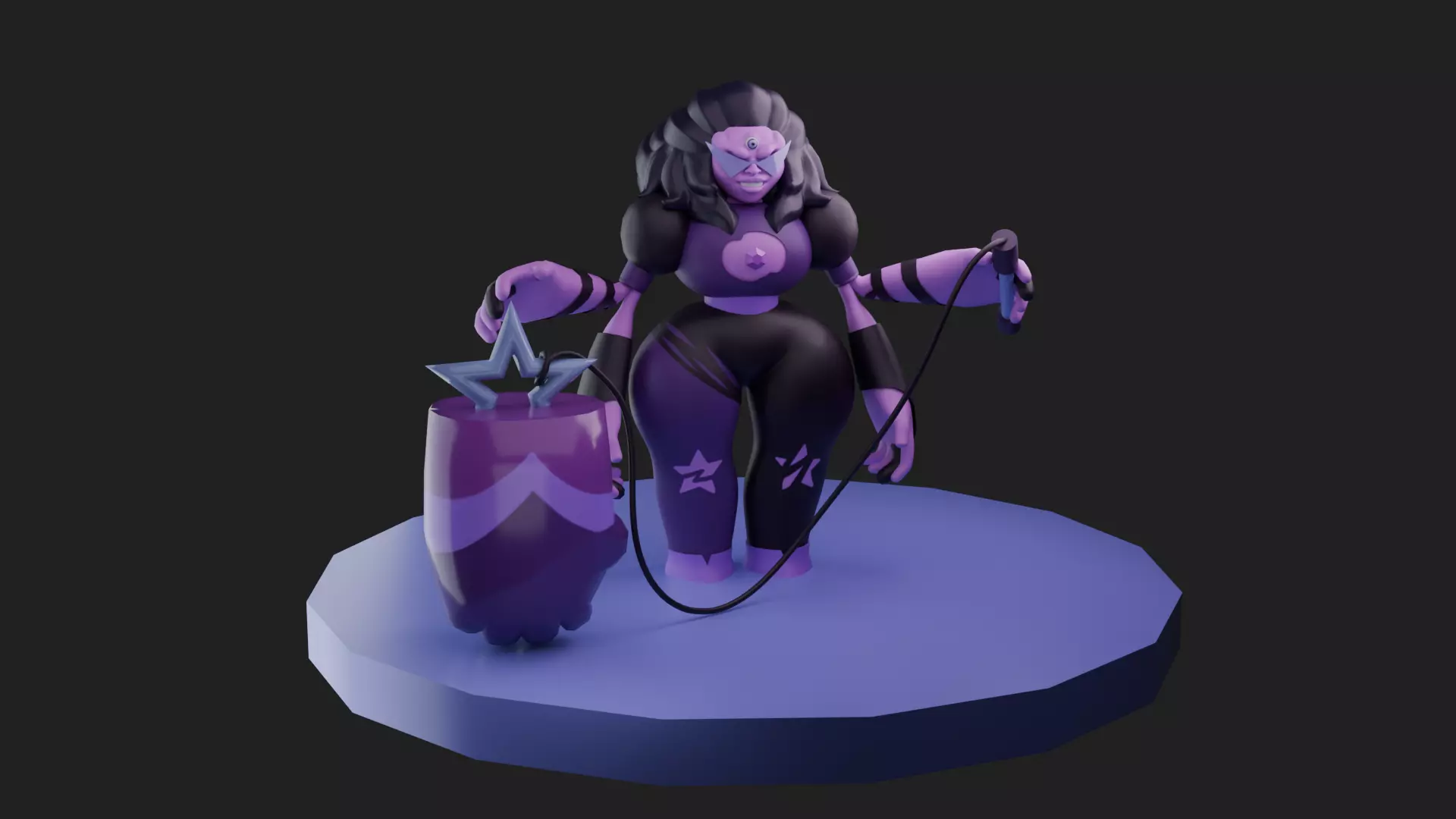 Sugilite - Steven Universe 3D model_1