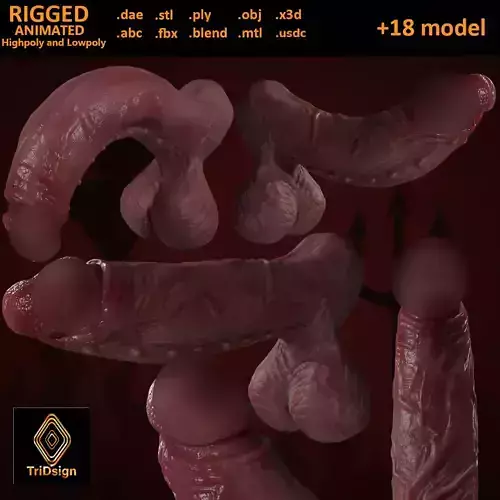 Devil Monster Penis Rigged