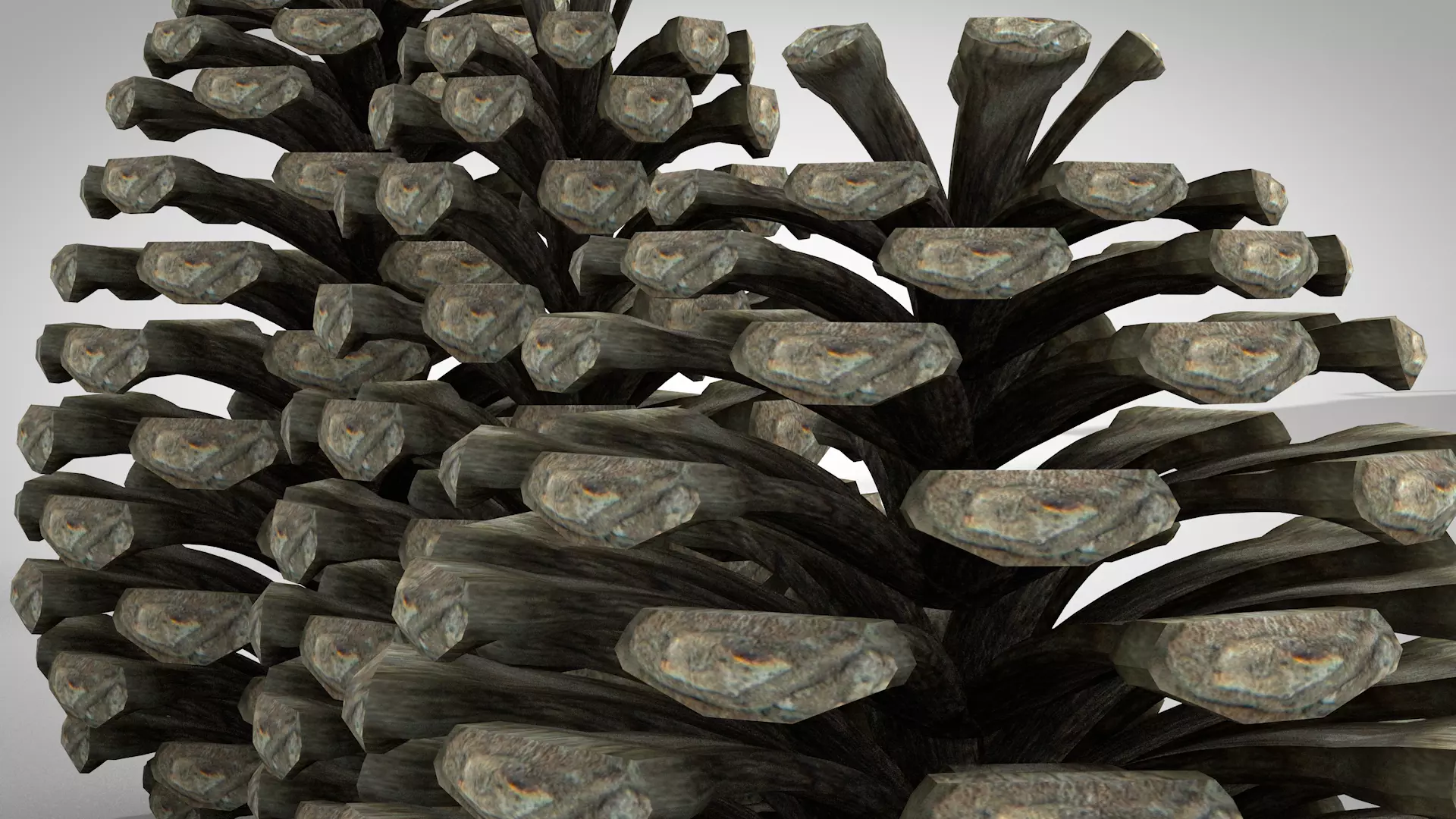 Christmas Pine Cone 3D Model 3D model_10