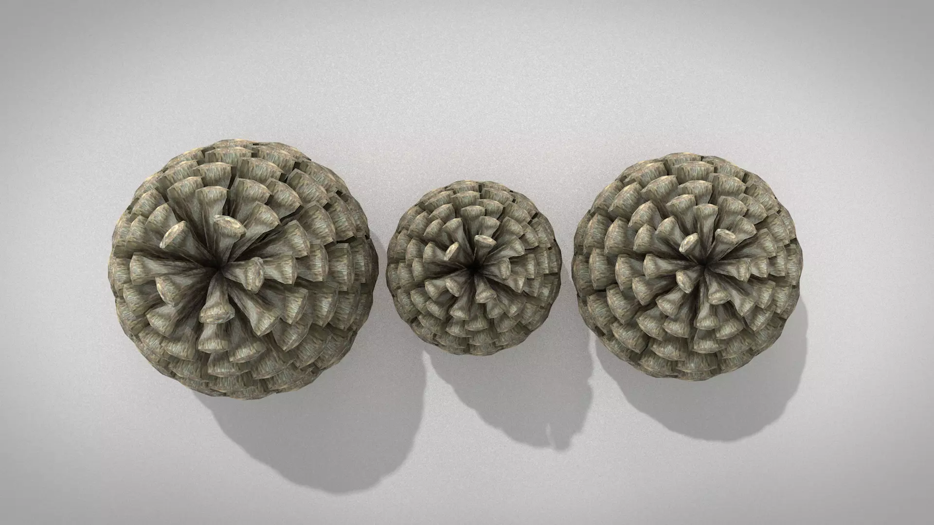 Christmas Pine Cone 3D Model 3D model_6