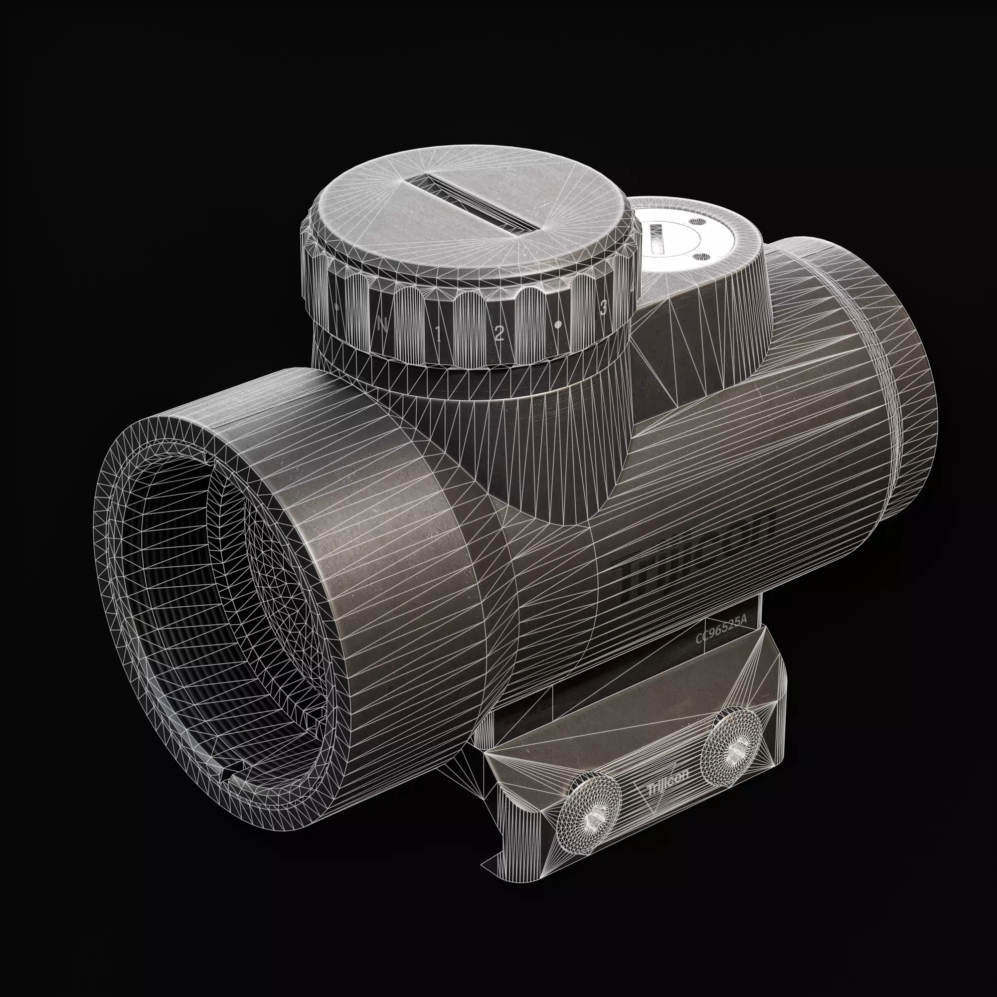 MRO RedDot Low-poly 3D model_9