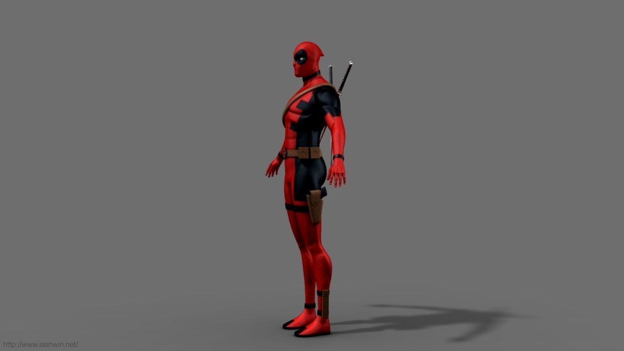 Deadpool Rig - Legacy 3D model_13
