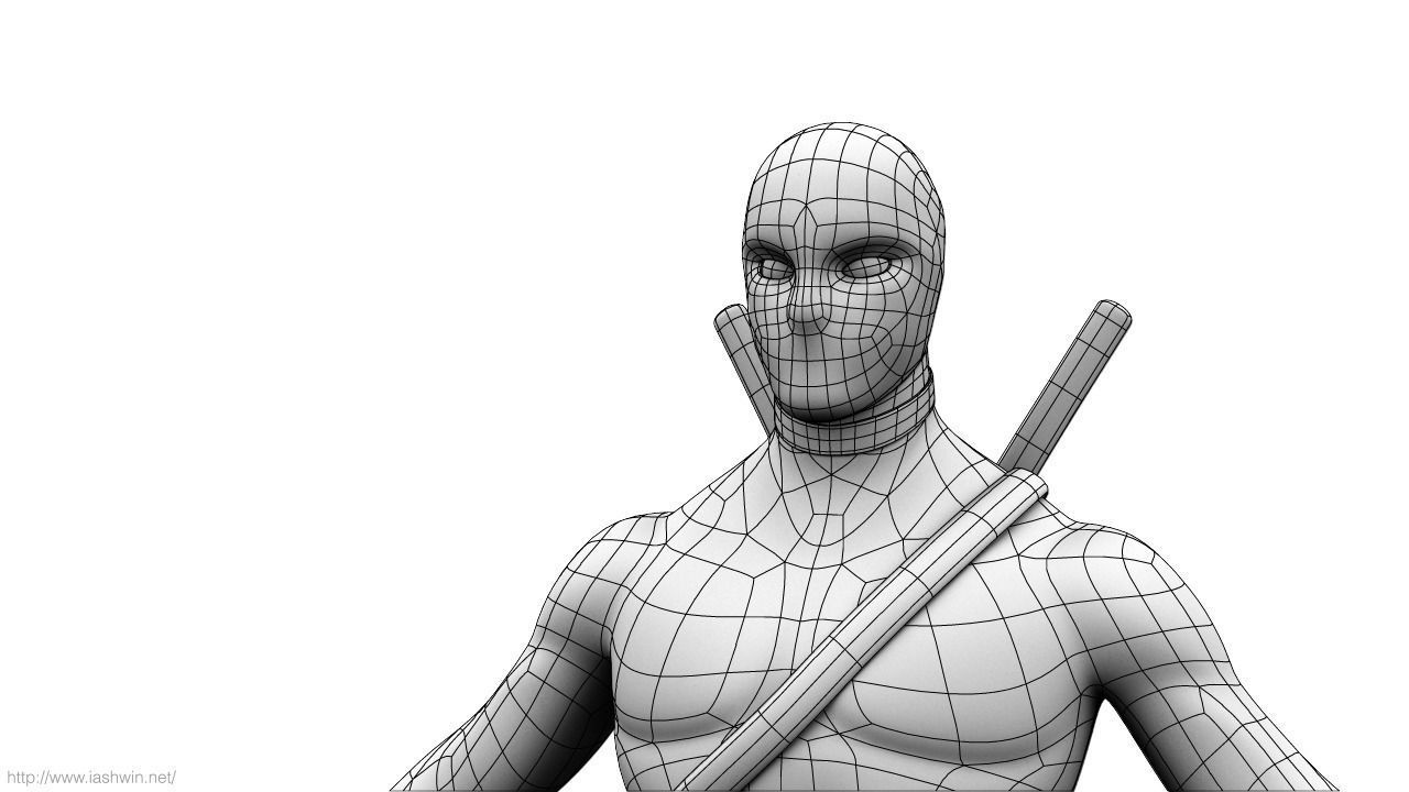 Deadpool Rig - Legacy 3D model_20