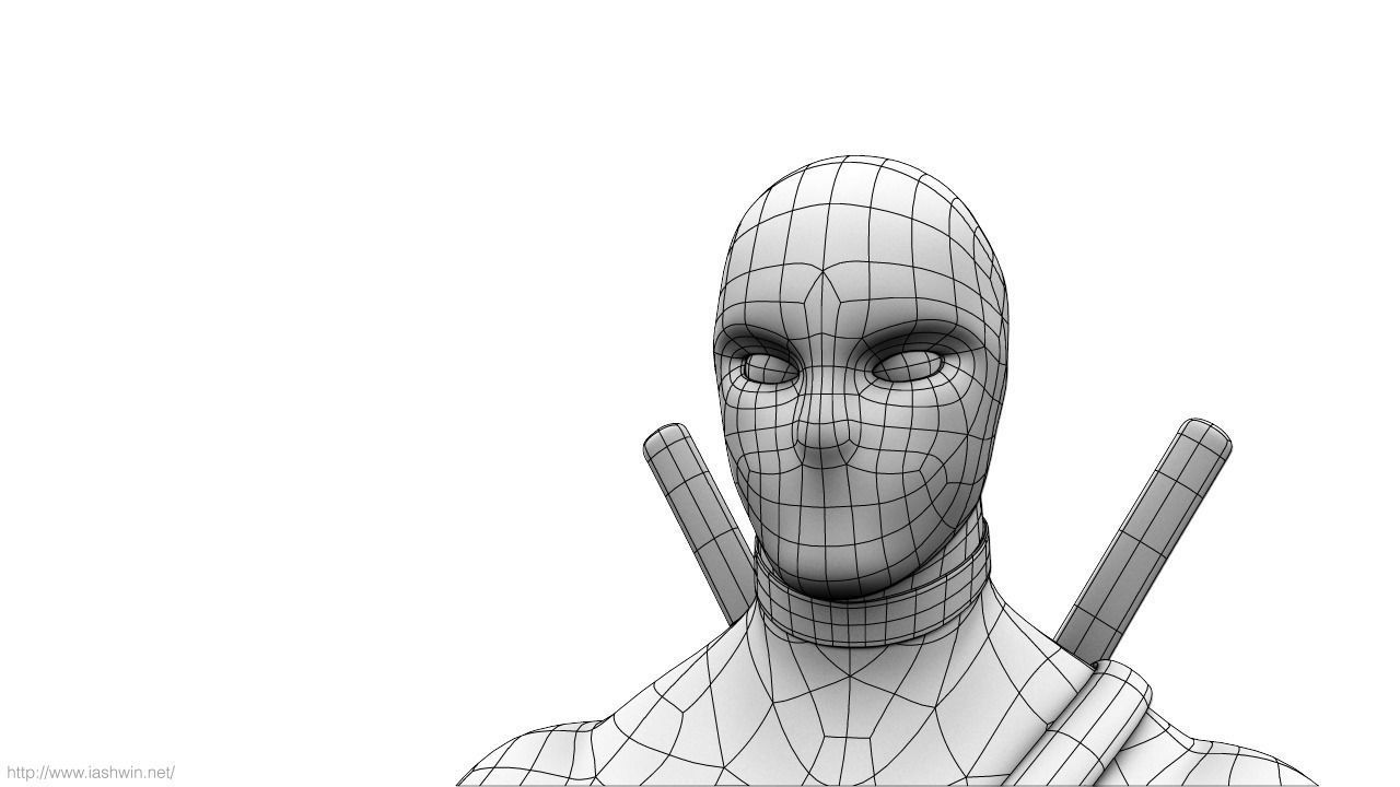 Deadpool Rig - Legacy 3D model_16