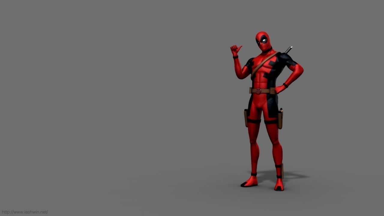 Deadpool Rig - Legacy 3D model_1