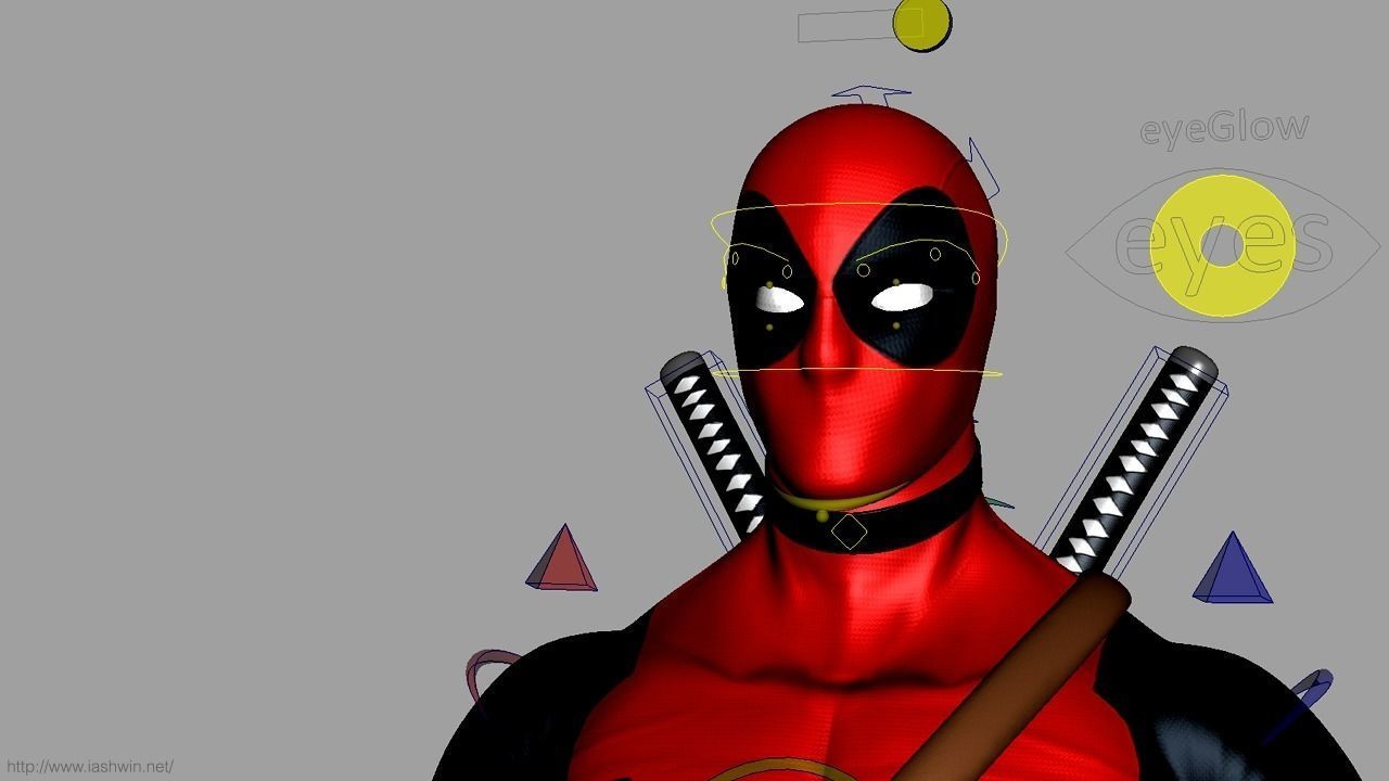 Deadpool Rig - Legacy 3D model_22