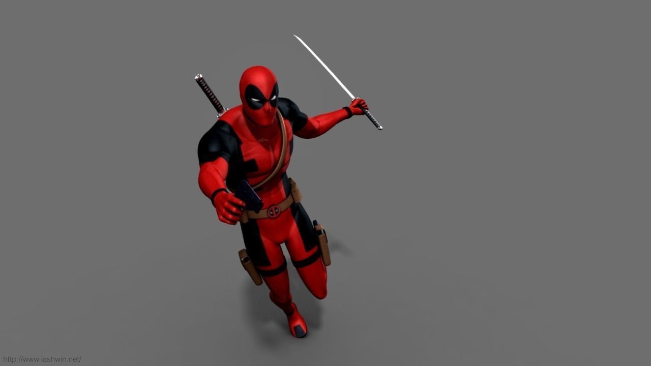 Deadpool Rig - Legacy 3D model_2