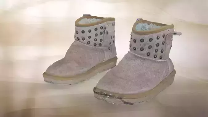 A pair of used women boot032