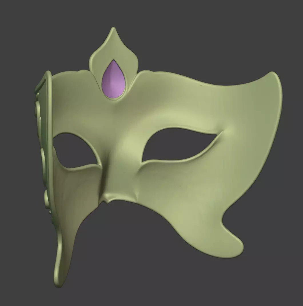 ORNATE EYES MASK 3D print model_6