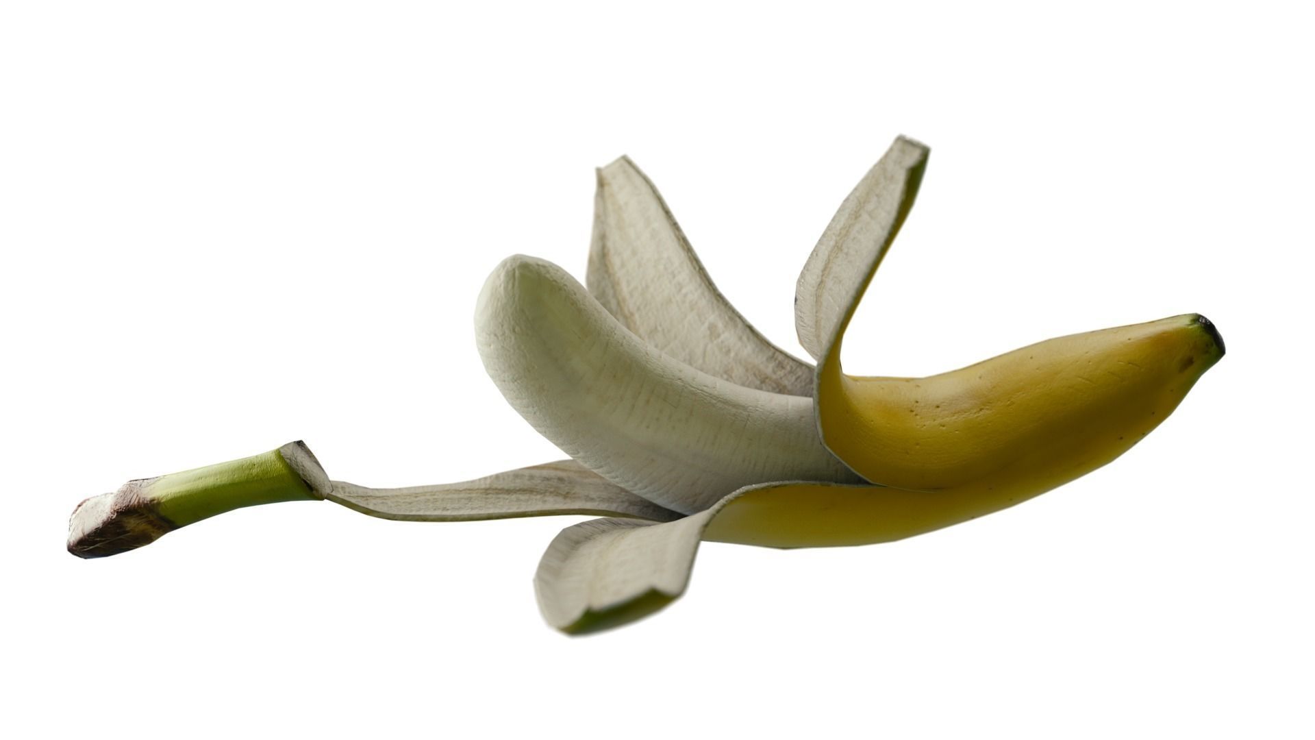 opened banana 3D model_3