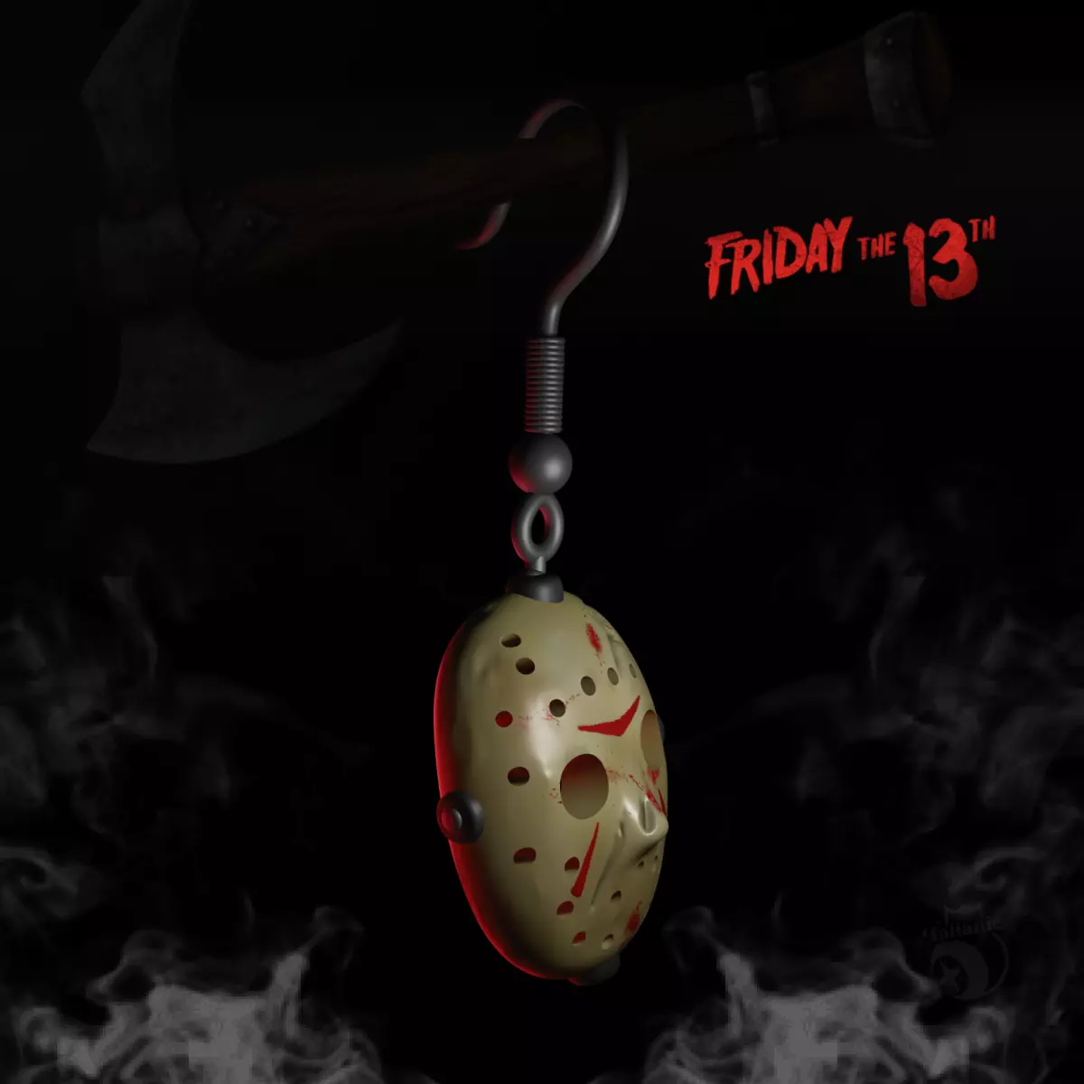 Jason mask 3D print model_0