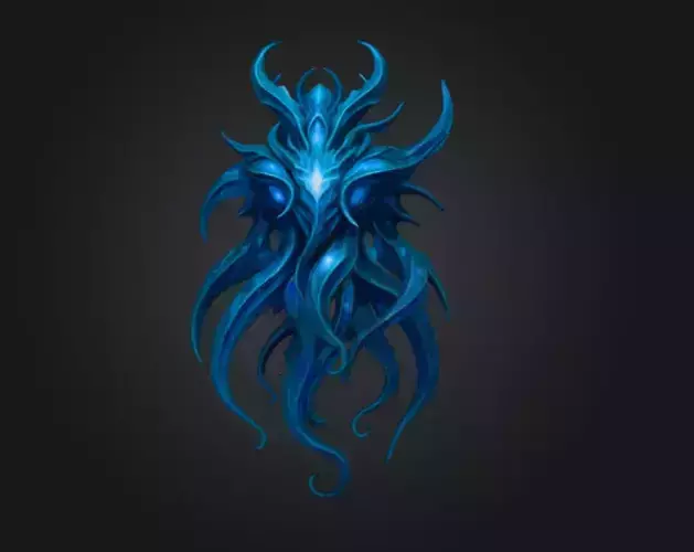 Ethereal Abyss Entity Low-poly 3D model