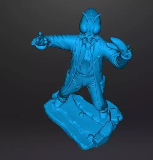 THE FLY 1958 MINIATURE MODEL FOR HORROR OR FANTASY GAMES RPG DND 3D print model_12