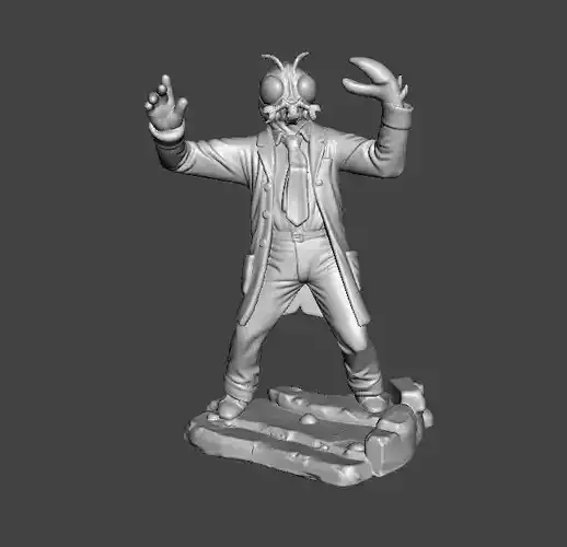 THE FLY 1958 MINIATURE MODEL FOR HORROR OR FANTASY GAMES RPG DND