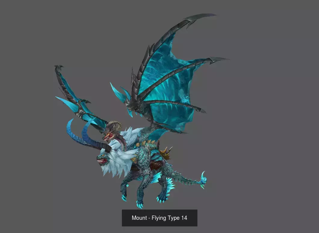 Fantasy Flying Mounts Pack - Volume 02 3D Model Collection_18