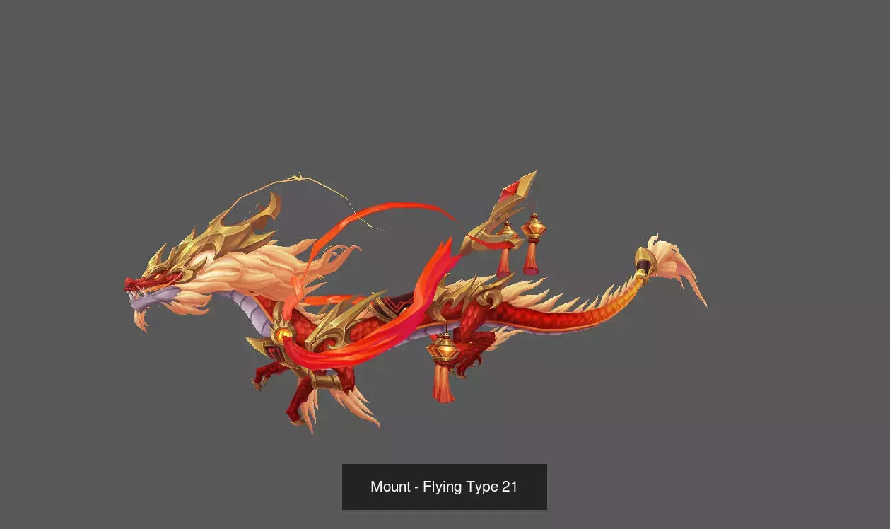 Fantasy Flying Mounts Pack - Volume 03 3D Model Collection_12