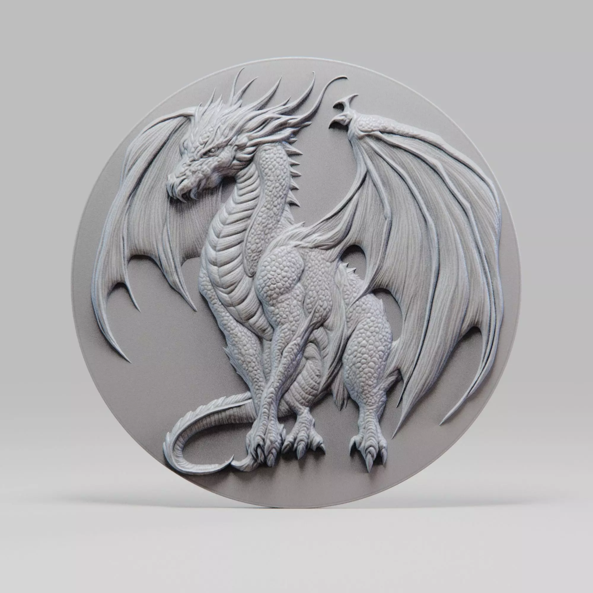 Ancient dragon 3D print model_2