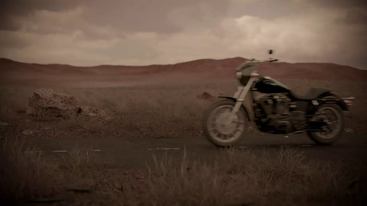 Custom Cruiser Motorcycle Inspired by Sons of Anarchy 3D model_9