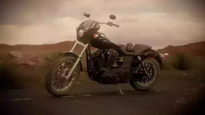 Custom Cruiser Motorcycle Inspired by Sons of Anarchy