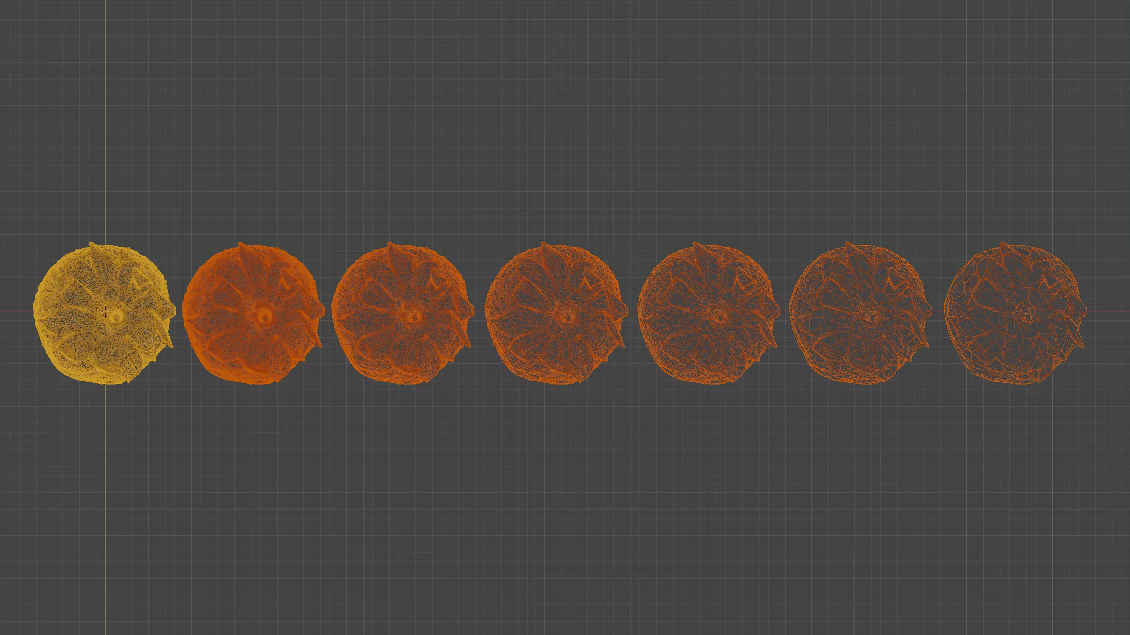 Scanned Strawberry Berry Low-poly 3D model_17