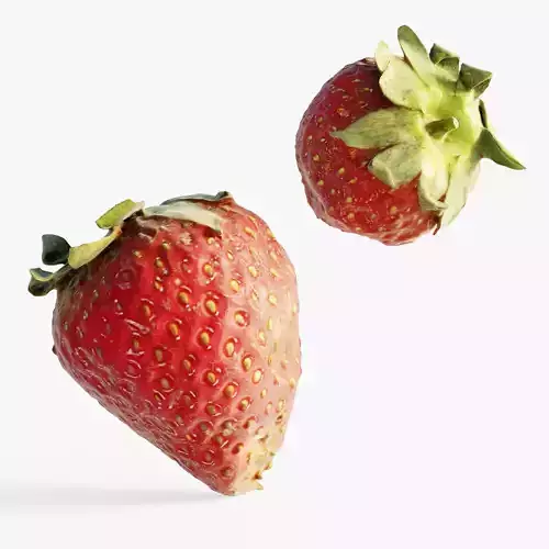 Scanned Strawberry Berry