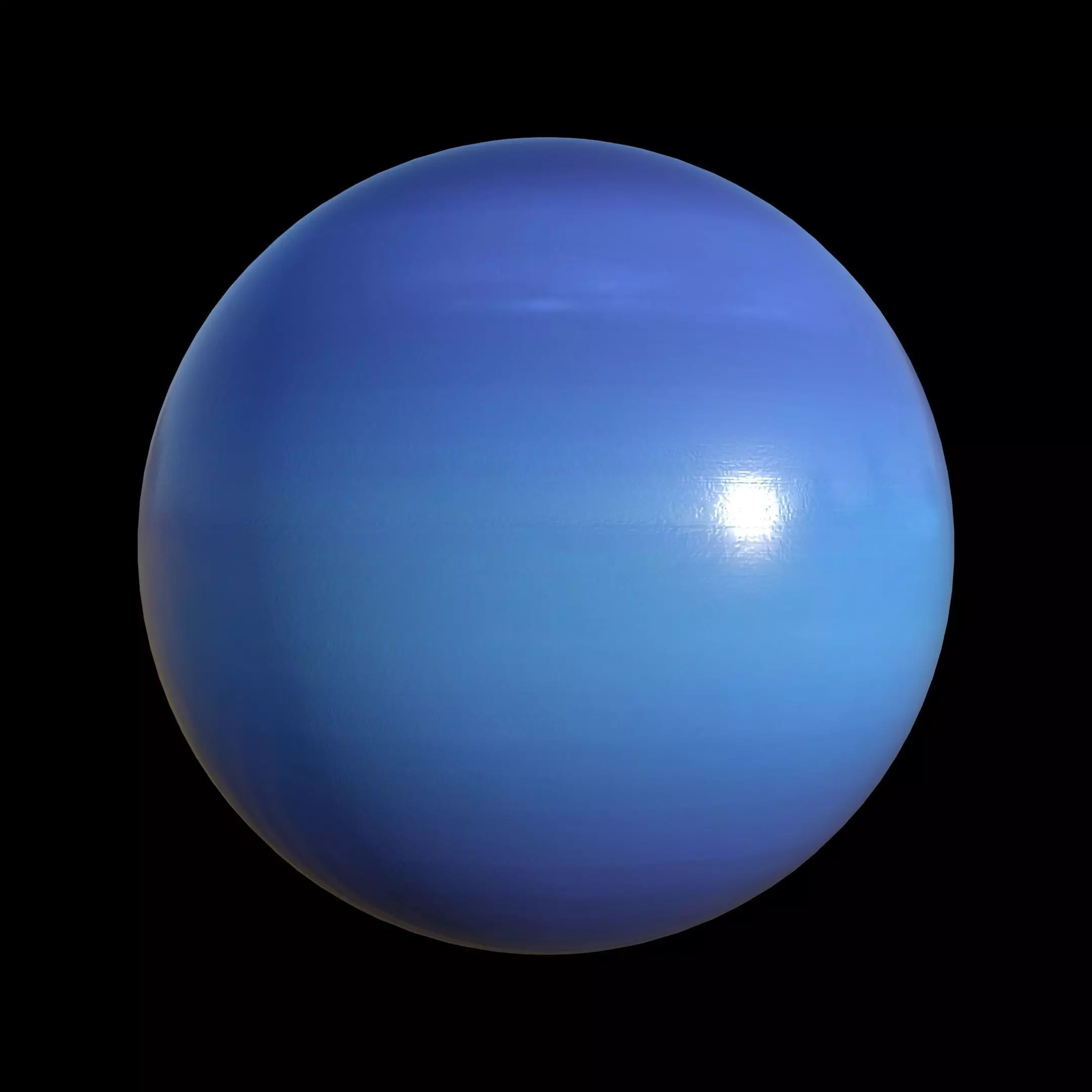 Planet Neptune PBR 4K 3D model_0