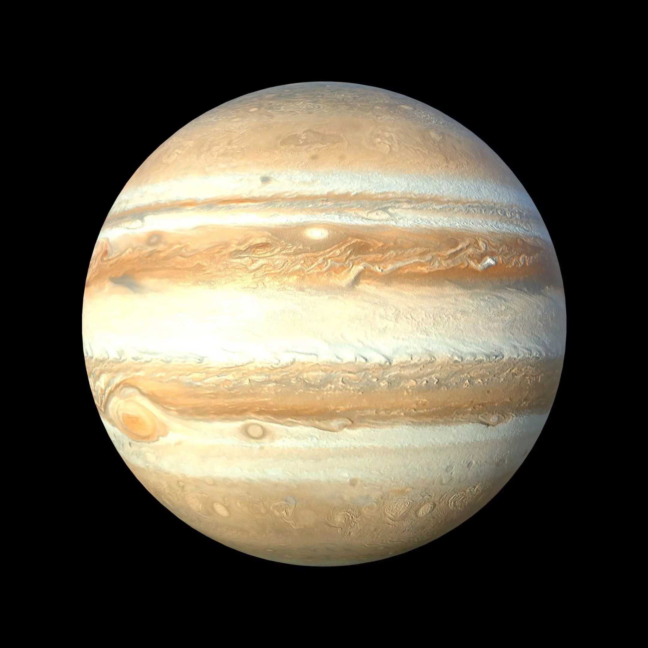 Planet Jupiter PBR 4K 3D model_3