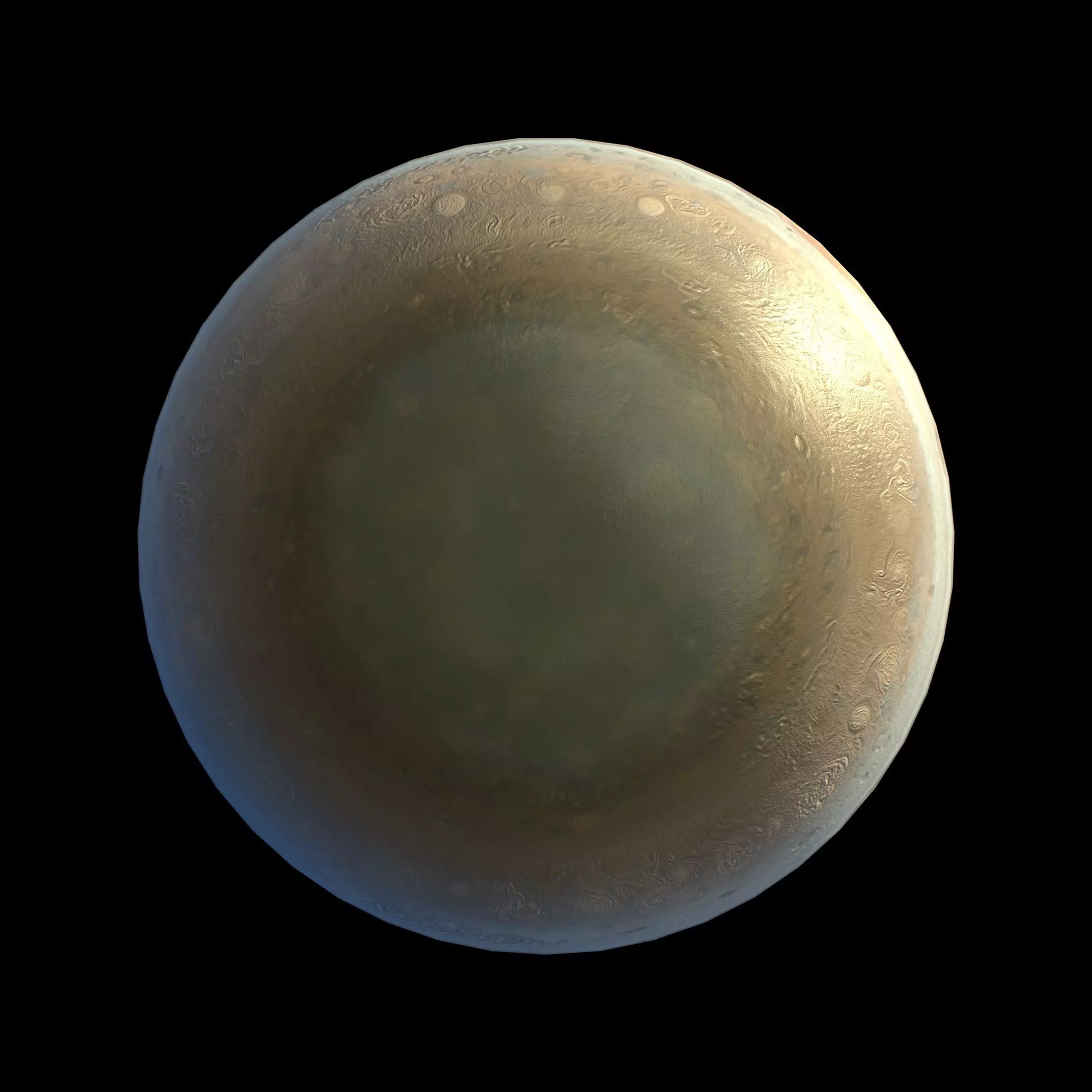 Planet Jupiter PBR 4K 3D model_5