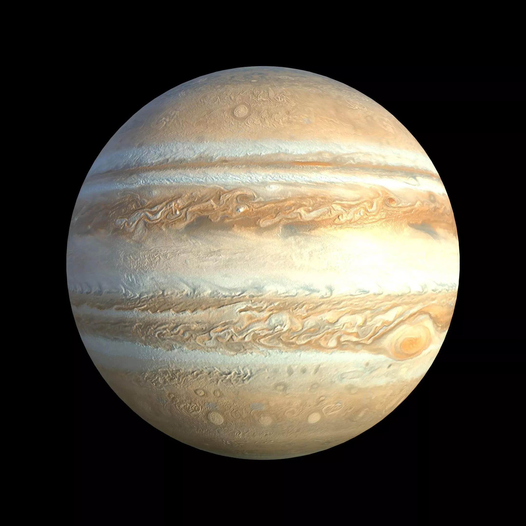 Planet Jupiter PBR 4K 3D model_0
