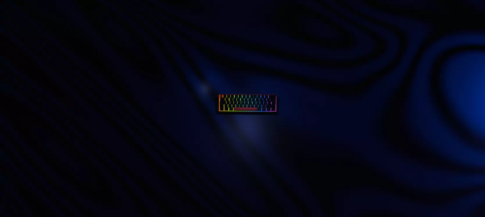 Fizz Pro  Low Poly Gaming Keyboard Low-poly 3D model_6