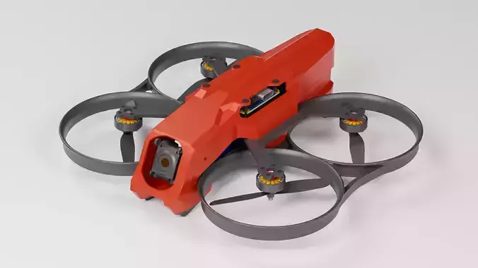 Quadrotor Fiber-Optic Drone