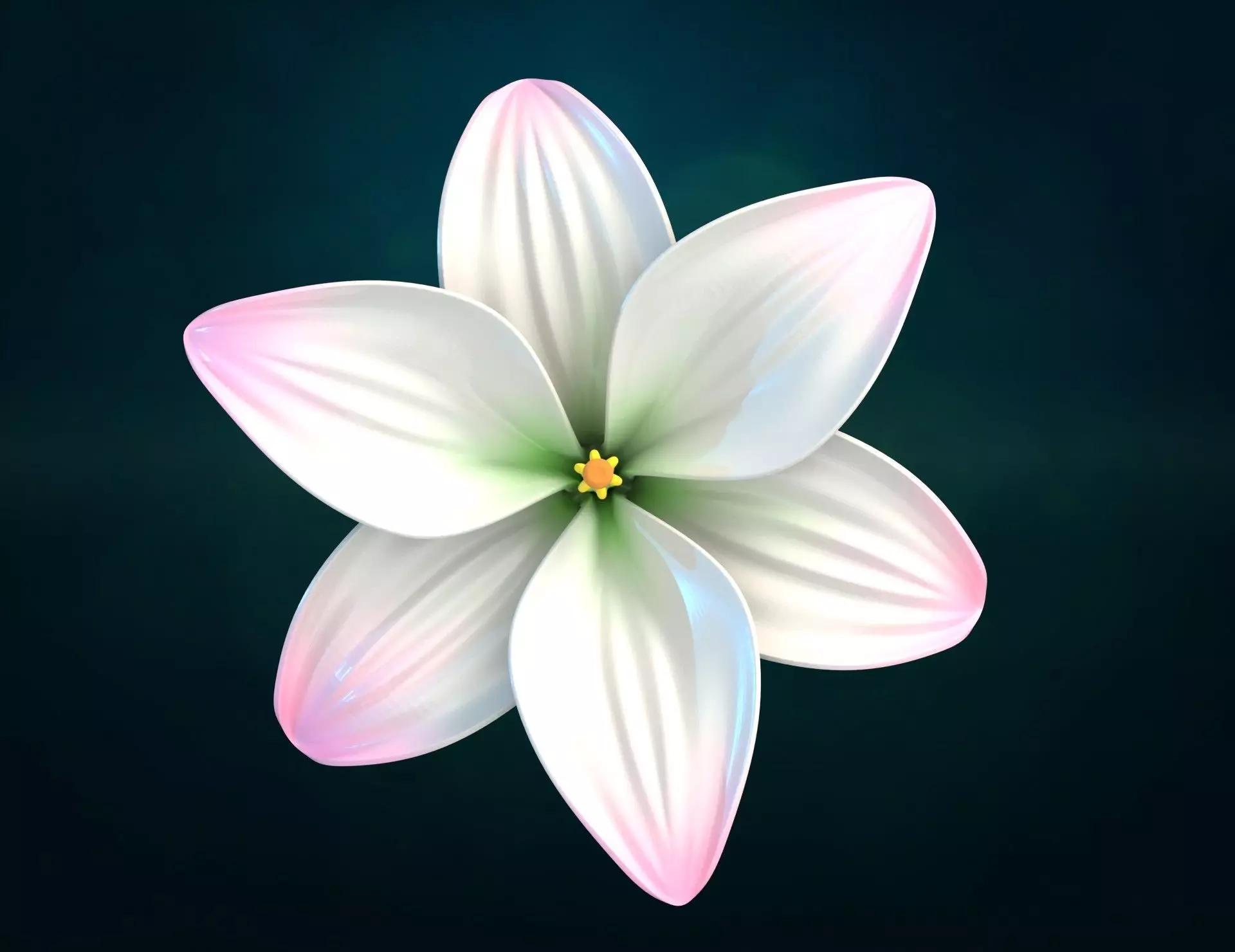 Lily II flower Assembly 3D print model_0