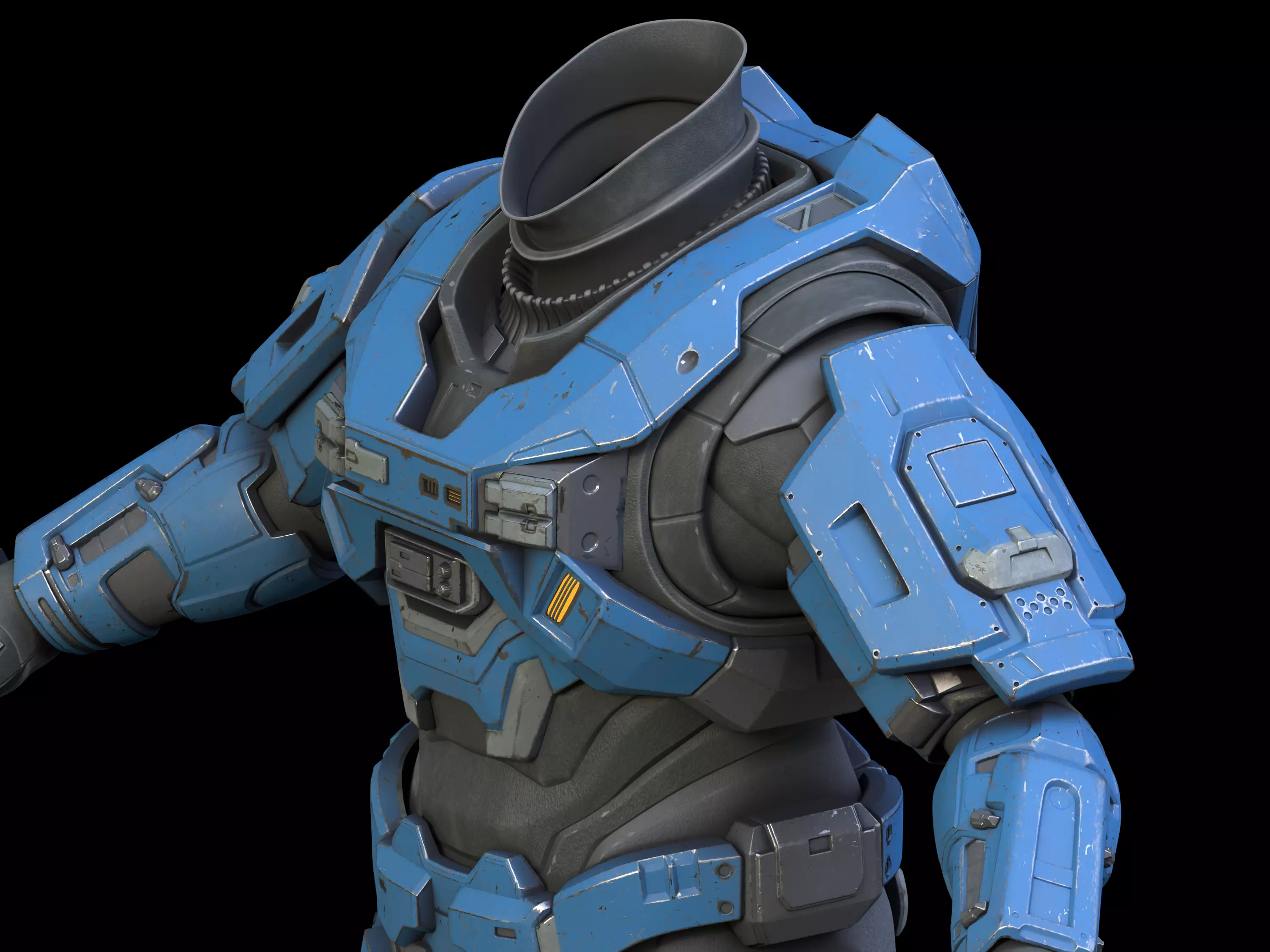 SAP CQC shoulder pad 3d print file 3D print model_0