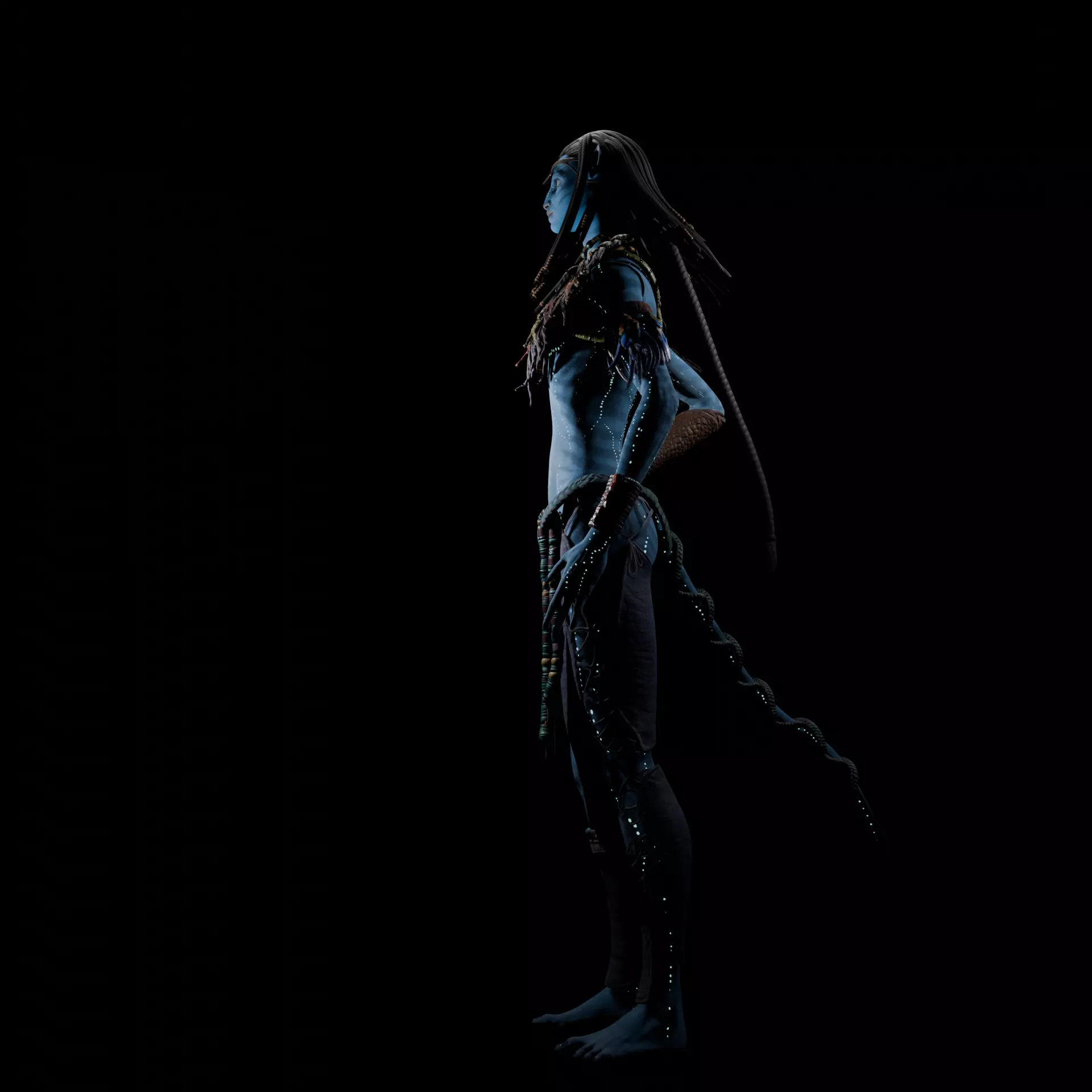 Avatar Female 3D print model_9